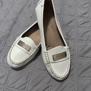 Vionic White Loafers